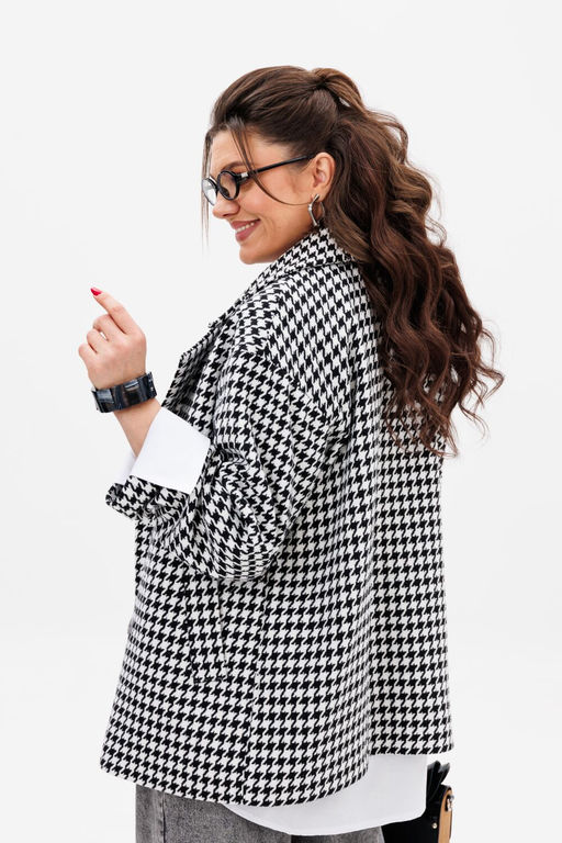 Жакет ANELLI 1469 цвет зебра - Andina city фото 4