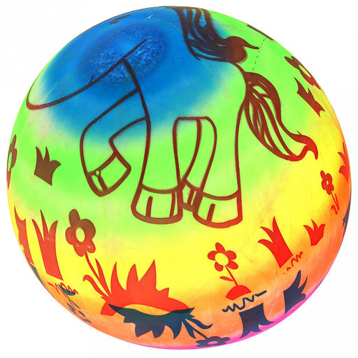 Мяч игровой Единорог д18см, радужный, ПВХ (Китай) - Домашняя мода фото 4