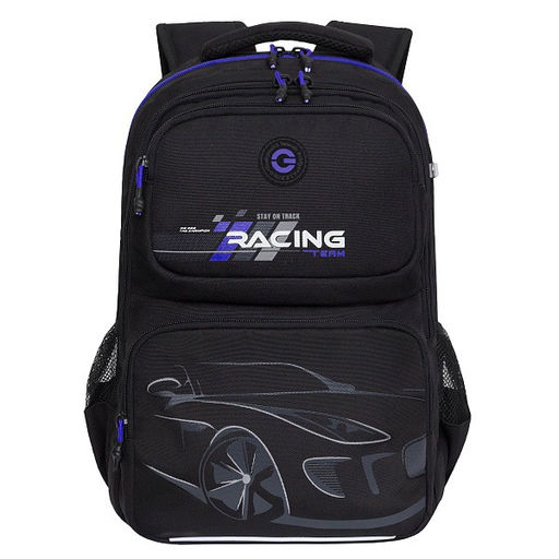 RB-453-3 Рюкзак школьный с картхолдером на держателе - Grizzly фото 11