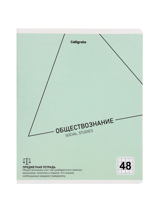 Комплект 12 предметных тетрадей 48 листов, справочная информация, 60 г, Пастель