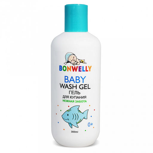 "Bonwelly" Гель для купания детский "Нежная забота" 300мл (Россия)