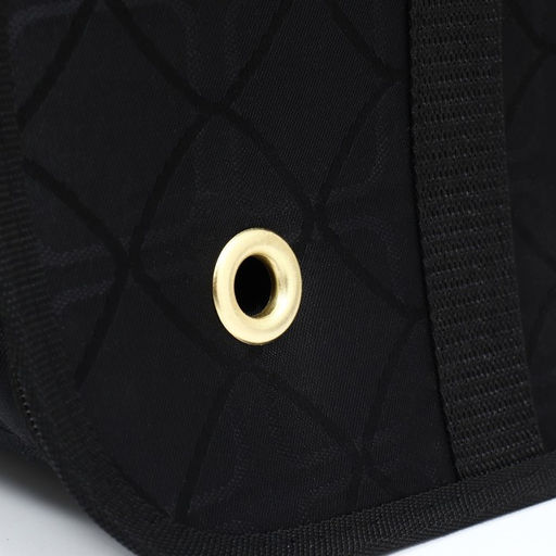 Сумка - переноска для животных Люкс, ПВХ, жаккард, 49 х 30 х 35 см, чёрная - Пижон фото 8