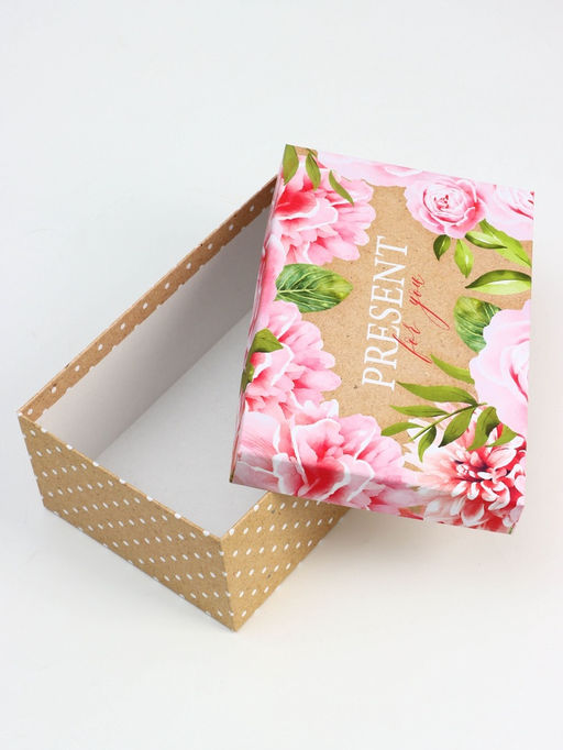 Набор подарочных коробок 10 в 1 Flowers, 32.5×20×12.5 - 12×7×4 см