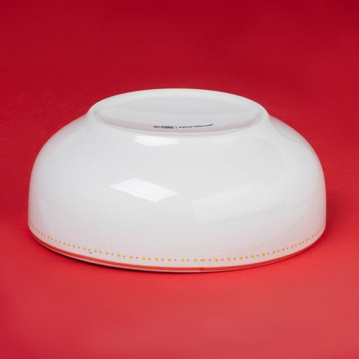 Салатник новогодний Доляна «Московский мишка», 580 мл, 15.5×6 см, фарфор, белый