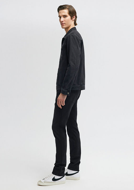 Drake Mavi Pro Antrasit Jean Ceket фото 4