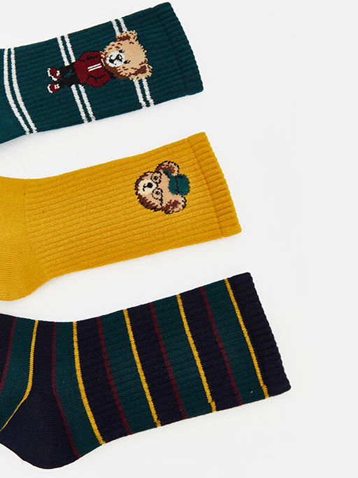 Ay? Nak??l? Erkek ?ocuk Soket ?orap 5li