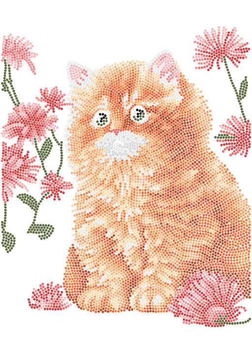 Кристальная (алмазная) мозаика ФРЕЯ ALPD-202 на подрамнике В цветах 30 х 40 см