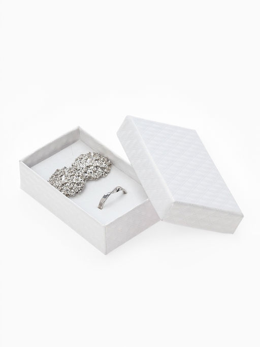 Набор коробочек подарочных 6 шт. под набор «Стёганая», 5×8, белый