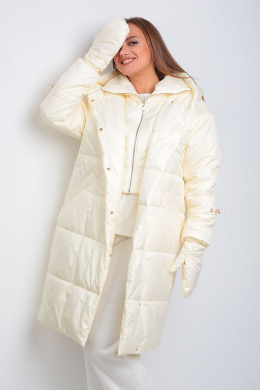 Куртка Diamant 1914-Р беж-какао фото 187