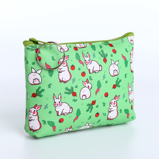 Цена за 2 шт. Кошелёк детский «Кролики», монетница, на молнии, МИКС