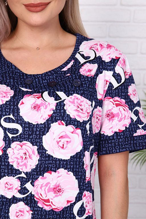 Костюм с бриджами, синий (909-1)