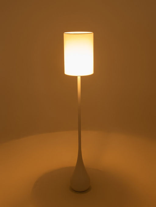 Торшер напольный "Капля" Е27 40Вт белый 25х25х150 см