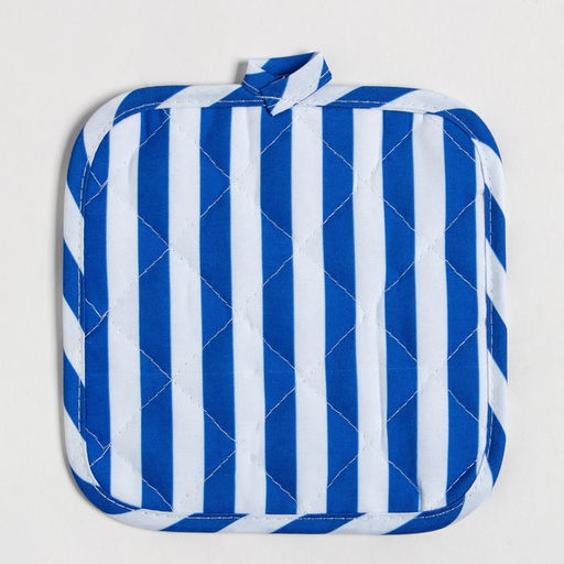 Кухонный набор Доляна цвет синий прихватка 17х17 см, варежка 26х16 см, 100% п/э  фото 5