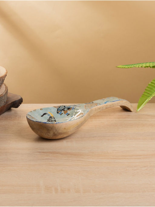 Подставка под ложку Мудрый слон, 25.593.8 см, дерево манго - Simaland фото 2