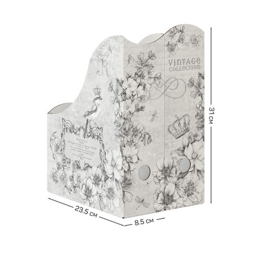 VAL VG-3VP-85 Лотки для бумаг верт., 31*23,5*8,5 см, набор 6 шт., VINTAGE GREY, шт