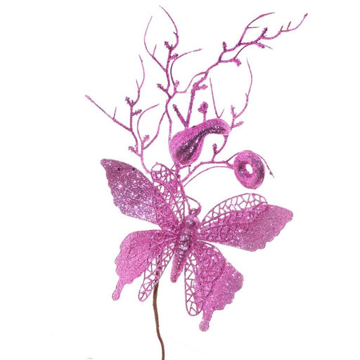 Изделие декоративное "Бабочка", L15 W7 H40 см, 4в.