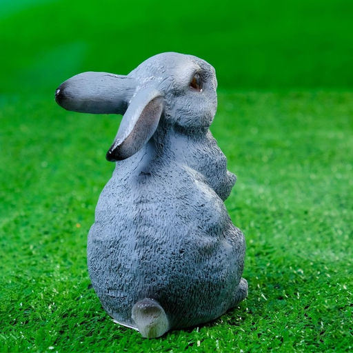 Садовая фигура из полистоуна «Кролик», 12.5×8×9 см