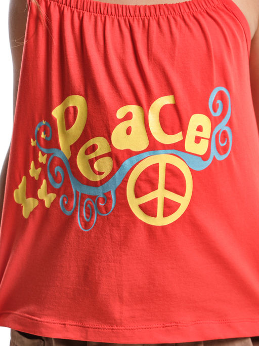 Футболка-топ UD 0061 коралловый - Mini maxi фото 11