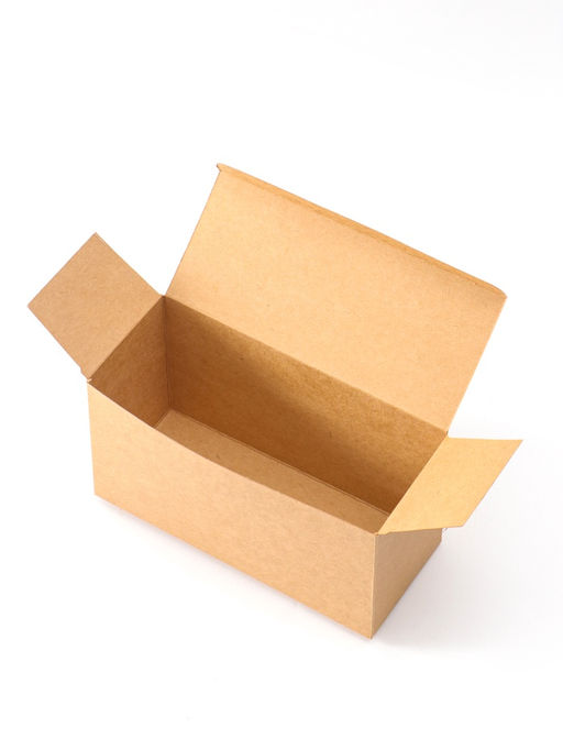 Цена за 4 шт. Коробка складная крафт, упаковка, 19.8×8.3×10.3 см