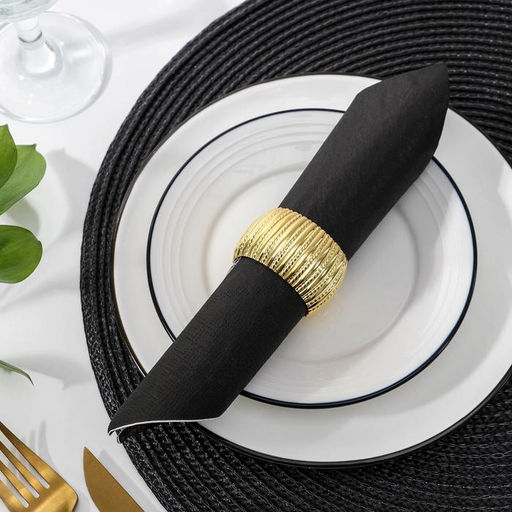 Кольцо для салфетки Корона, 4,83 см, цвет золотой - Simaland фото 2