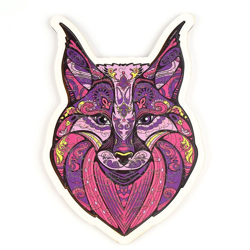 Пазл деревянный фигурный Рысь, в раме - Puzzle фото 8