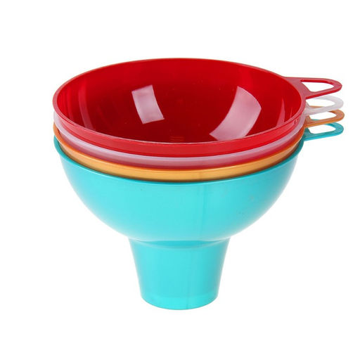 Воронка для банок, d=19 см, широкая, цвет МИКС