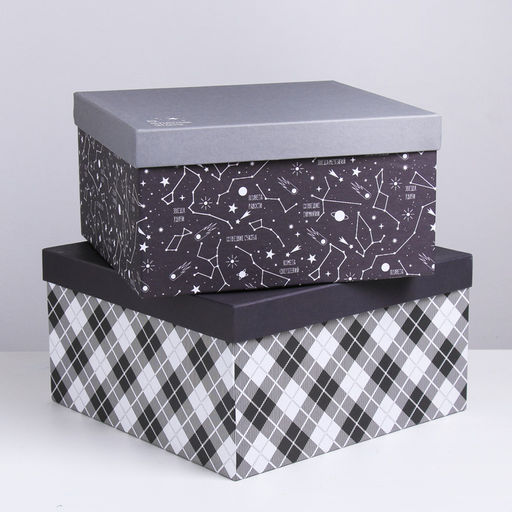 Набор подарочных коробок 10 в 1 Универсальный, 10.2 10.2 628.2 28.2 15 см - Дарите счастье фото 2