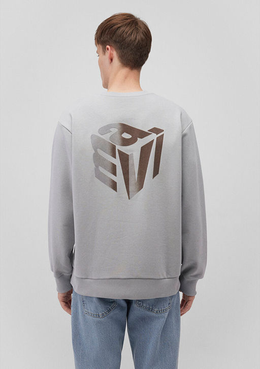 Gri Sweatshirt - Mavi фото 5