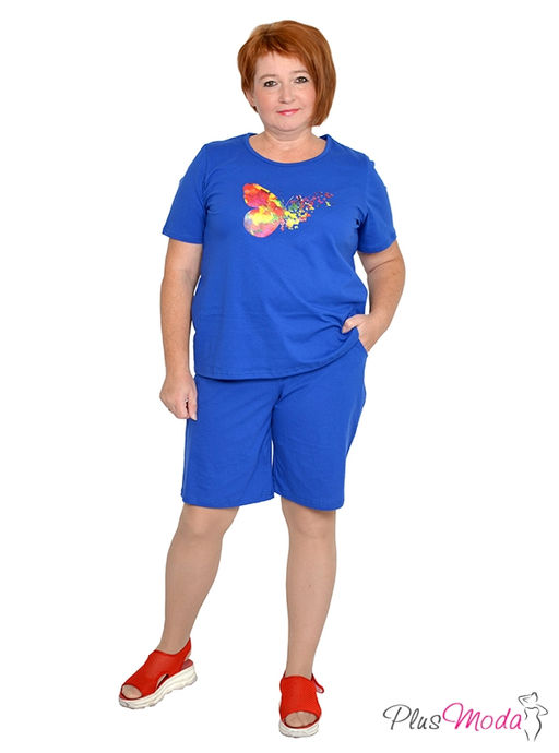 Футболка Модель №1031 размеры 44-84 - Plusmoda фото 4