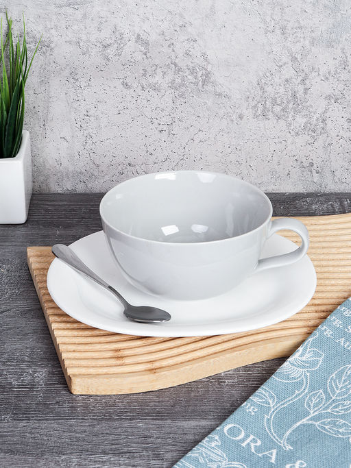 Чайная пара 3 предмета 350 мл с ложкой / HG-149 / - Галеонтрейд фото 2