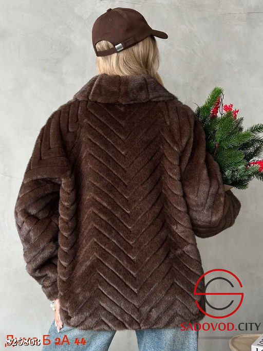 Шуба женская из искусственного меха