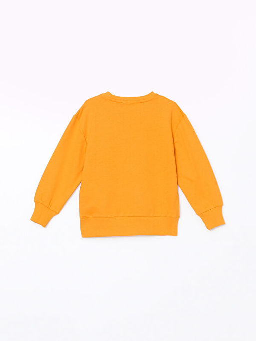 Bisiklet Yaka Bask?l? Erkek ?ocuk Sweatshirt - Waikiki фото 2