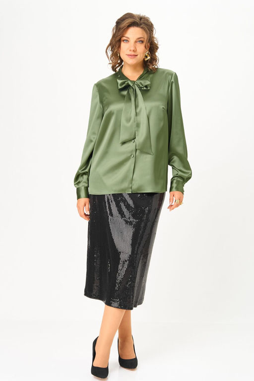 Блуза ANDINA CITY 5042-25 оливка