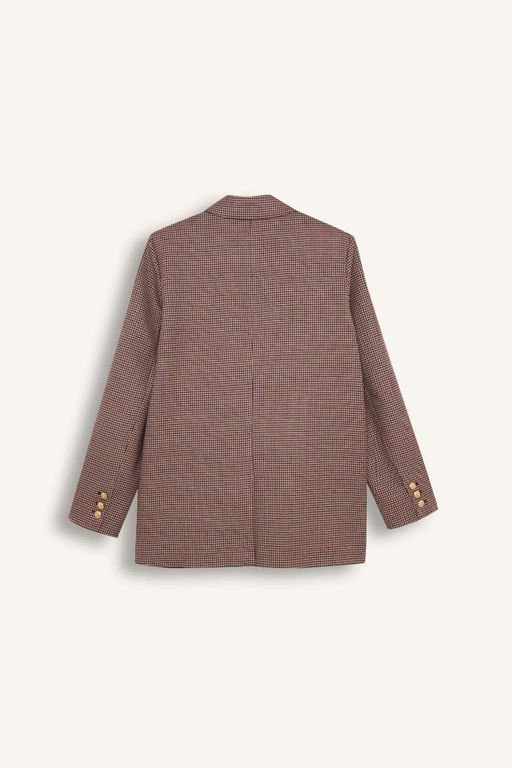 Куртка Sorbe x DeFacto Блейзер с воротником на пуговицах и узором  фото 10