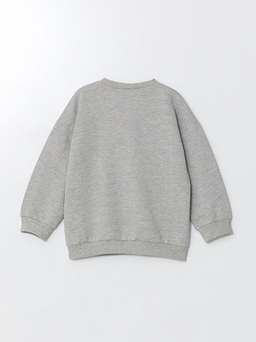 Bask?l? Kal?n Erkek Bebek Sweatshirt - Waikiki фото 2