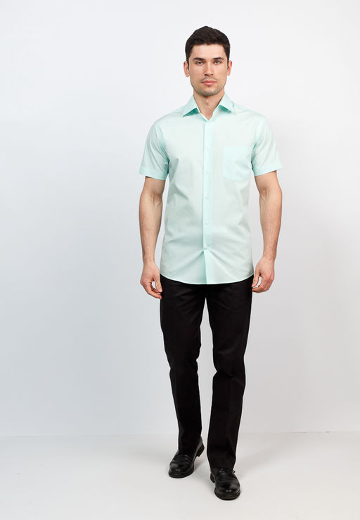 Сорочка мужская короткий рукав GREG 410/309/FR MINT/Z  фото 10