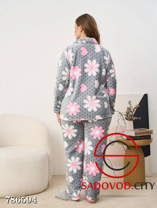 Женская теплая пижама со штанами - Bruno фото 4