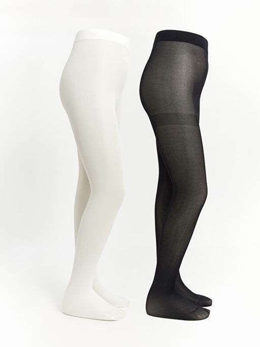 K?z ?ocuk ?nce K?lotlu ?orap 2li