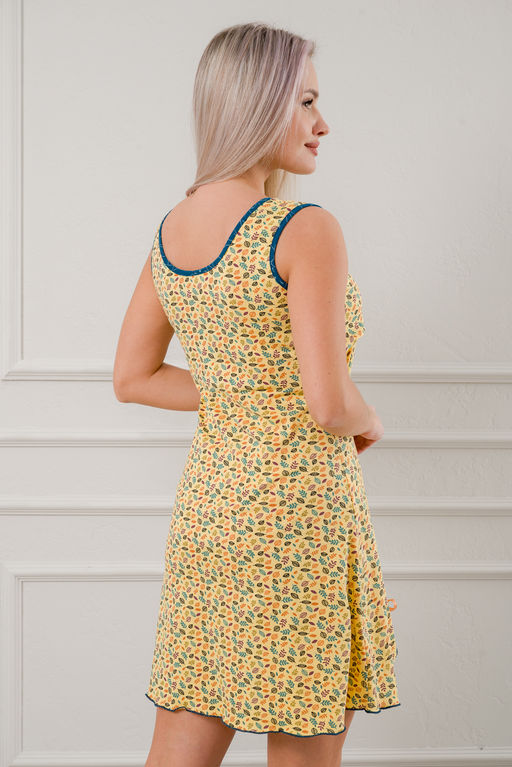 Ночная сорочка из кулирки Белоснежка карамель - Амадэль фото 7