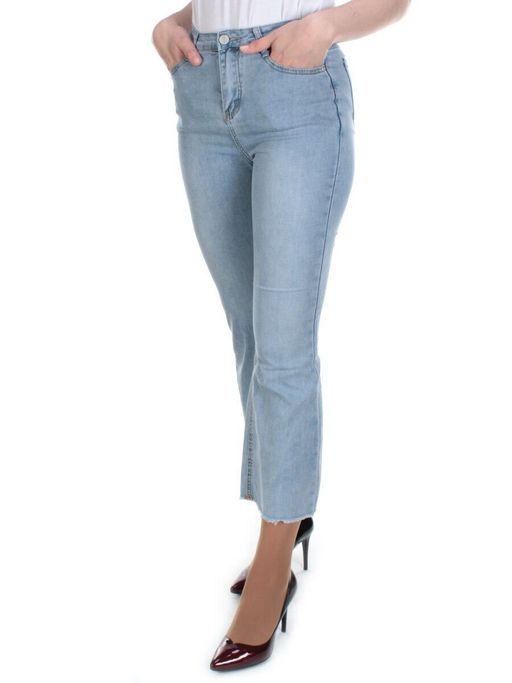 10097 BLUE Джинсы женские AMG JEANS (98% хлопок, 2% лайкра)