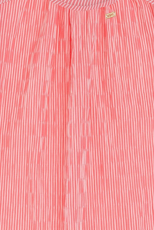 K_z _ocuk Pembe _izgili A-Form Ask_l_ Dokuma Elbise Sepette S_rpriz _ndirim - U.s. polo assn фото 3