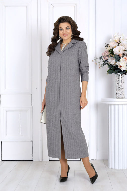 Платье Ninele 6090 светло-серый