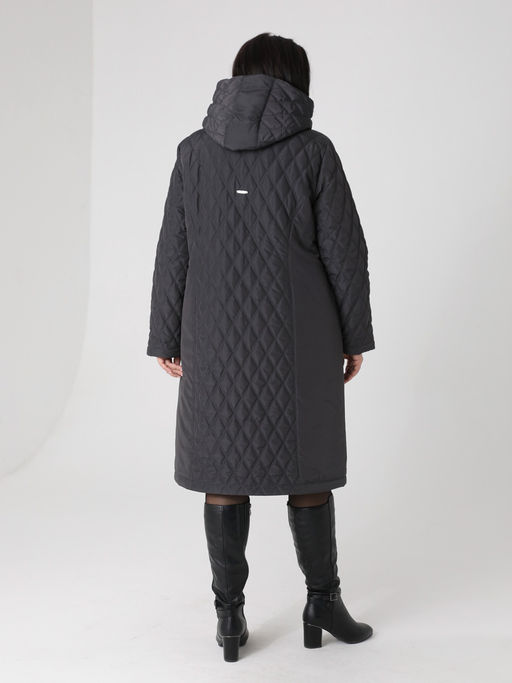 24415 Пальто графитовый - Dizzyway фото 4