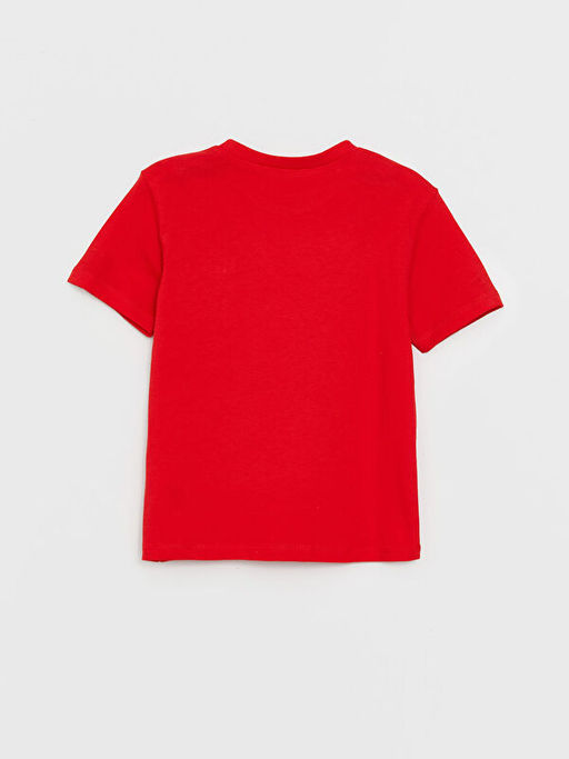 Bisiklet Yaka Bask?l? Erkek Bebek Ti??rt - Waikiki фото 2