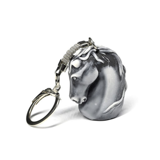Брелок из мрамолита Голова лошади 31*19*39мм