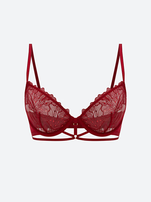 Balenli Dolgusuz Dantelli Fantezi Ti??rt S?tyen