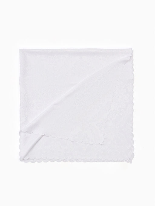 Скатерть «Доляна», белая, 140×260 см