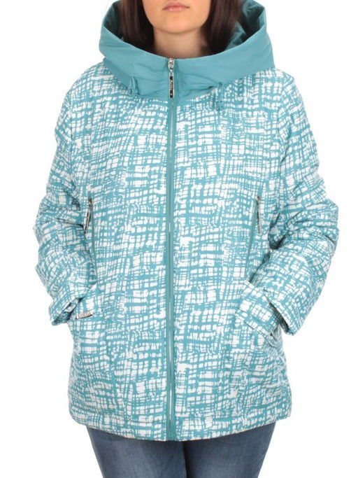 M8517 TURQUOISE Куртка демисезонная женская (100 гр. синтепон) Maria - Fashion фото 2