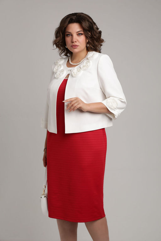 Костюм LADY SECRET 3740/1 молочный+ красный