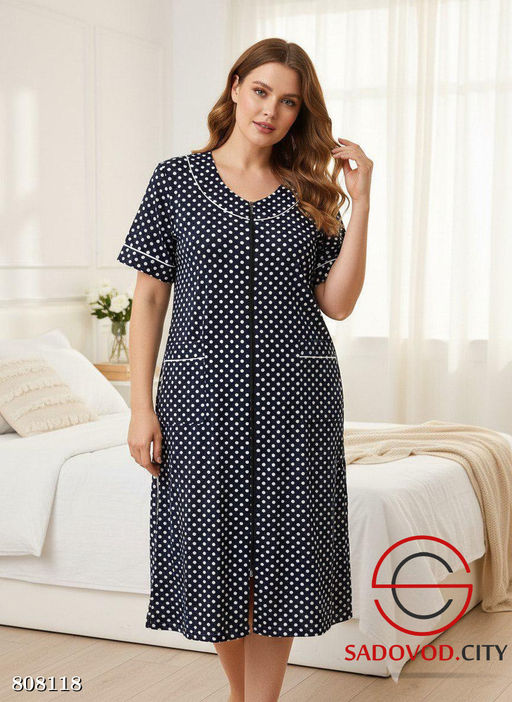 Халат женский на молнии - Bruno фото 2